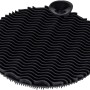 Schwarzer Wenko Silikon Spülschwamm Soft (2er-Set) für die Outdoor Kitchen, mit Saugnapf.