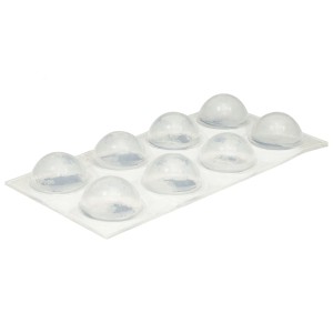 Wagner Elastikpuffer-Set EH3003 Ø 15 mm x 8 mm Transparent 16-tlg.