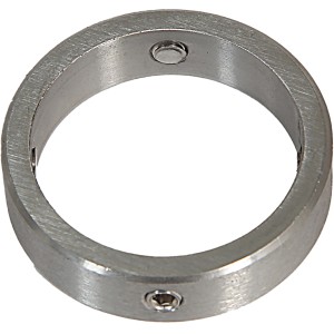 Dieda Klemmring, Edelstahl V2A, 12 mm hoch, Ø 40 mm, für Treppen und Geländer.