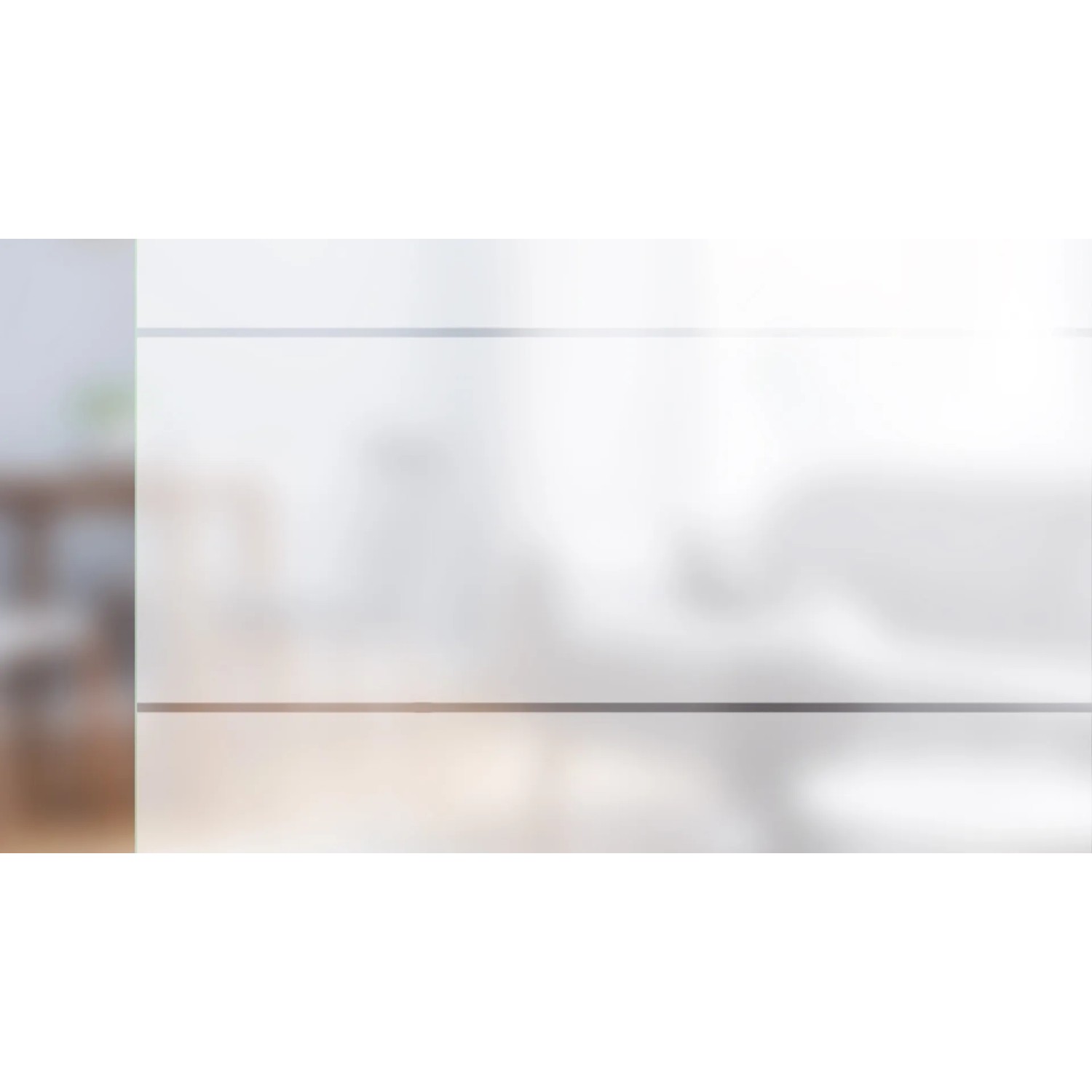 Novadoors Glastür Nova 503, satiniert mit horizontalen Linien, 82,1x201,3 cm, DIN rechts.