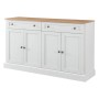 okwish Sideboard mit 4 Türen 2 Schubladen Esszimmer 150x40x86cm Natur
