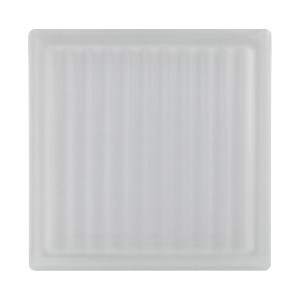 Thermo Block Gekreuzt Ug 1,2 2-seitig satiniert 19 cm x 19 cm x 12 cm