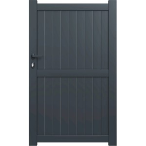 Hoftor Adaufe Einzeltor Anthrazit 104,5 cm x 183 cm