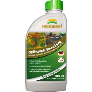 Heissner Grünwasser-Klärer 1000ml für klare Teiche, bekämpft Algen.