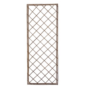 Rechteckiges Windhager Weide-Rankgitter, 55x150cm, für Kletterpflanzen im Garten.