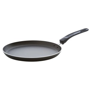 Kelomat Crepespfanne Meister, Ø 28 cm, schwarz, mit Antihaftbeschichtung.
