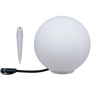 Paulmann Plug & Shine Globe Leuchte, Ø 20cm, RGBW, mit Erdspieß für Außenbeleuchtung.