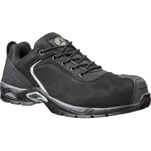 Schwarzer Albatros Sicherheitshalbschuh Runner XTS Low S3, Größe 39, aus Nubukleder.
