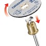 Dremel EZ SpeedClic Set: Aufspanndorn mit Trennscheibe. Schnellwechsel für Miniaturwerkzeuge.