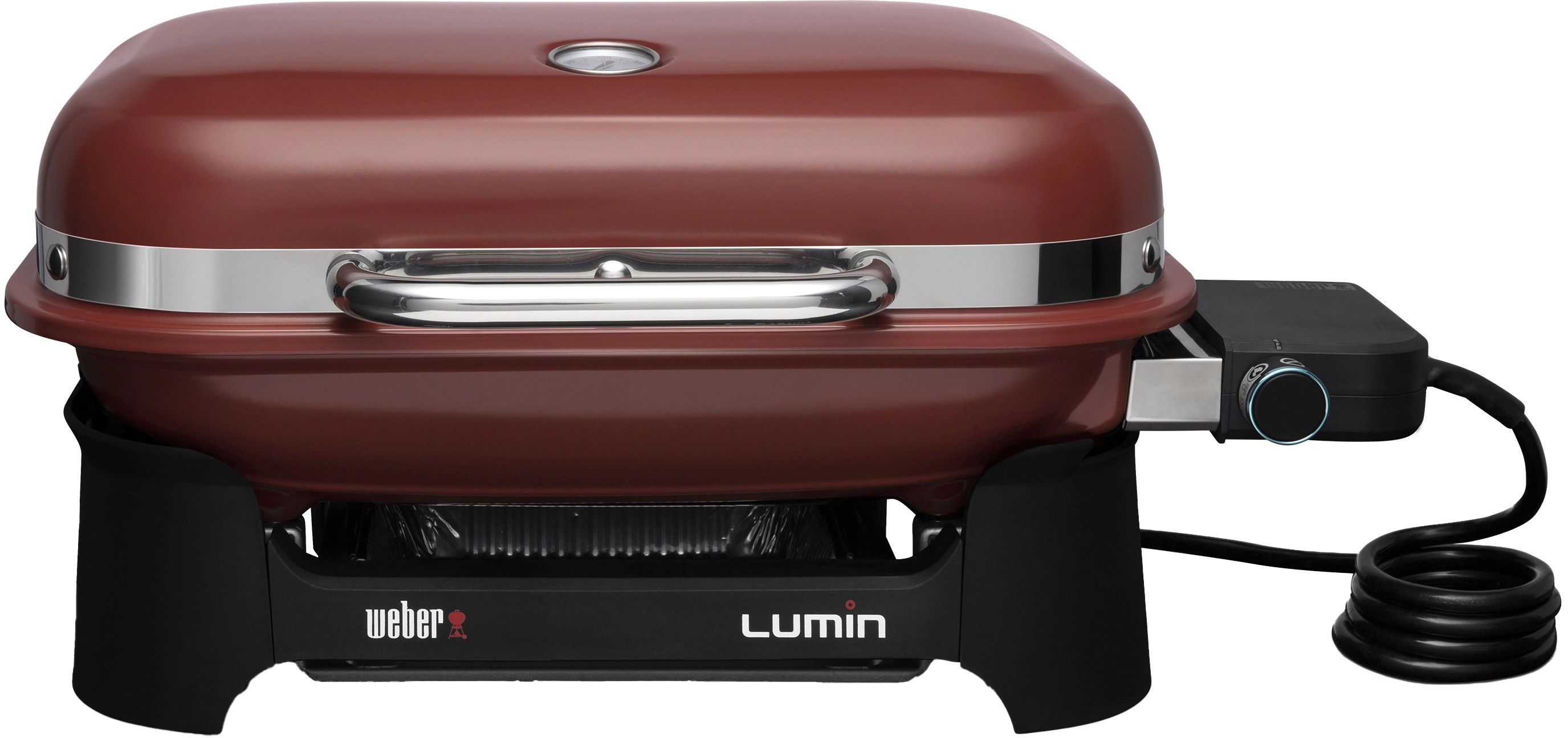Weber Elektrogrill Lumin Compact Crimson Red Modern und Praktisch