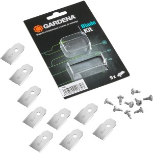 Gardena Ersatzmesser Set für Mähroboter, 9 Stück inkl. Schrauben.