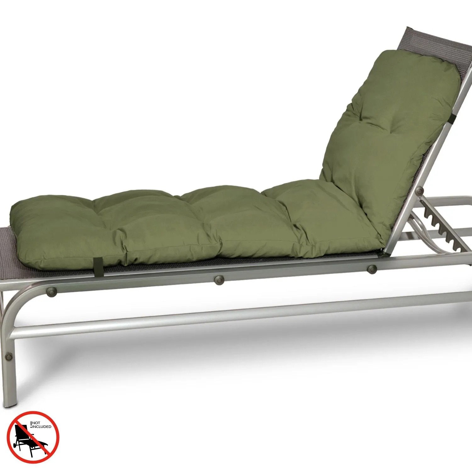 Beautissu Auflage Sonnenliege Deckchair Flair RL 190x60x8 cm Olivegrün kaufen bei OBI