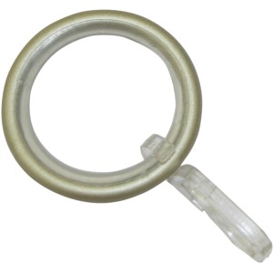 Gardinia Gardinenring Elba champagner mit Gleiteinlage für Stilgarnituren.