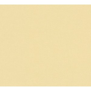 AS-Creation Vliestapete, gelb, leichte Struktur. Dekorative Uni-Tapete für Wohnräume.
