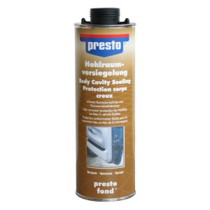 Presto Hohlraumschutz, braun, 1 l Dose für Karosseriereparatur und Rostschutz.