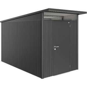 Biohort Metall-Gerätehaus AvantGarde Gr. A4 dunkelgrau-metallic Standardtür