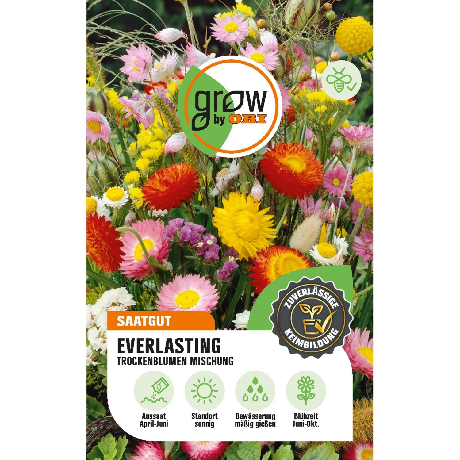 GROW by OBI Everlasting "Trockenblumen" Mehrfarbig Hhe ca. 90 cm kaufen  bei OBI