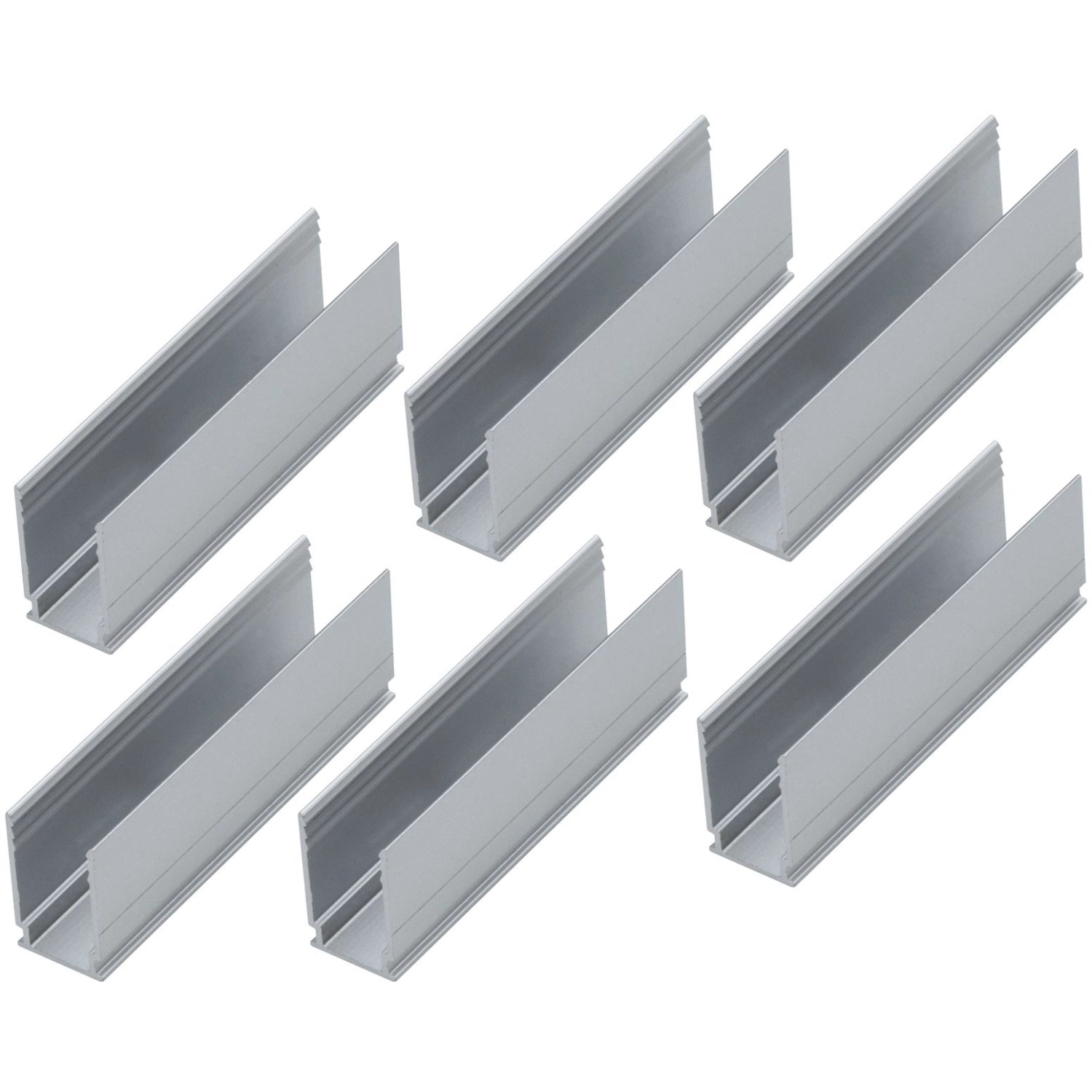 6 Paulmann Montage-Clips für Plug & Shine LED-Stripes, 5cm, zur Befestigung im Außenbereich.