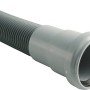 Grauer Marley HT-Flexschlauch DN 50, 50 cm, flexibles Abwasserrohr aus schwer entflammbarem PP.