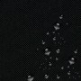 Detailaufnahme: Schwarzes Kissen für Hollywoodschaukel mit Wassertropfen, wasserabweisend.