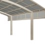 Ximax Carport Seitenwand 1 Modul 50 cm Edelstahl-Look Sonderfertigung