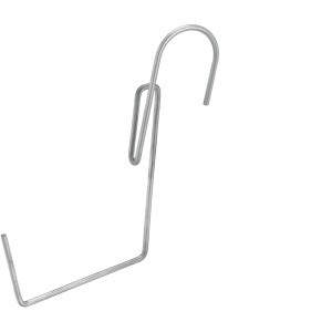 Balkonkastenhalter aus Stahldraht, 160 mm, zur Montage ohne Bohren.