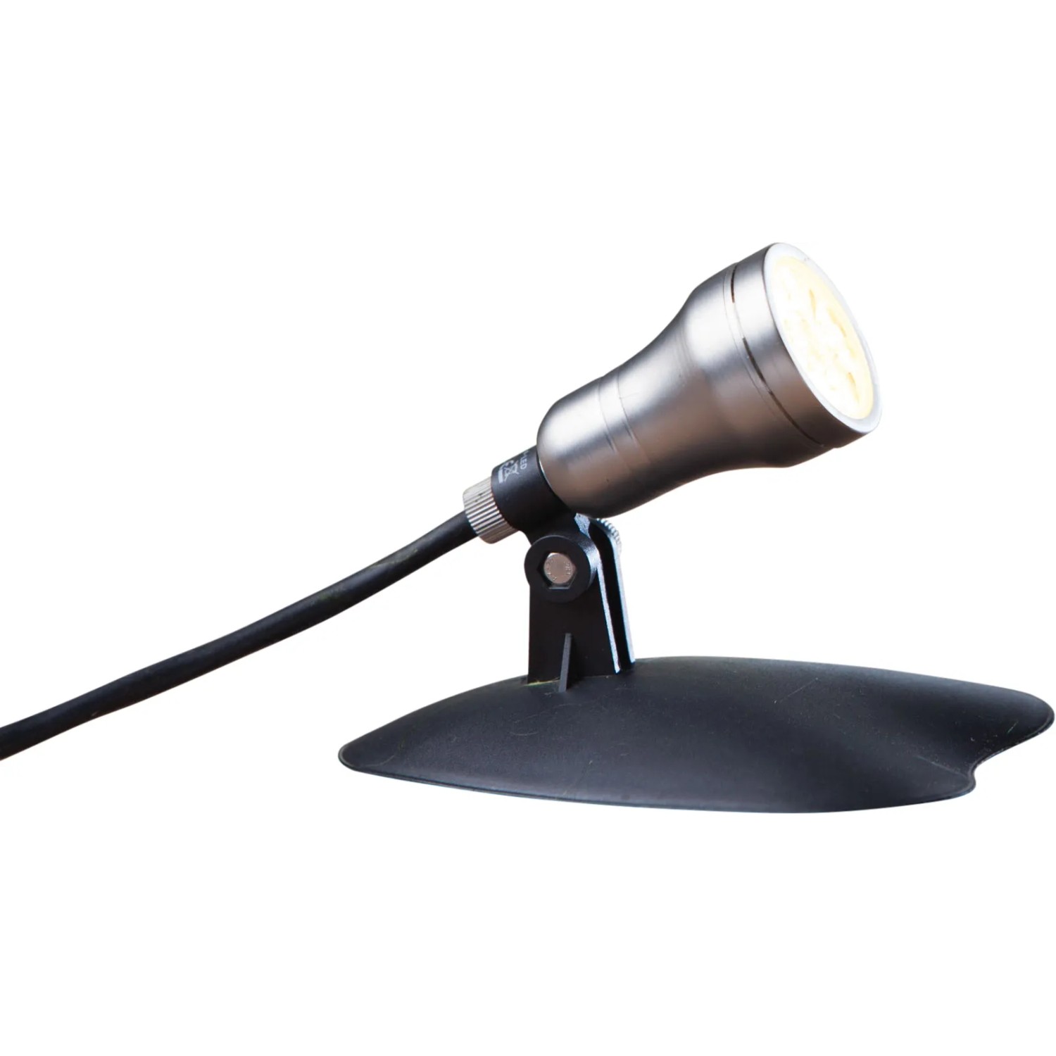 Heissner SMART LIGHT LED-Spot für Teich, Pool und Garten, 4W, Warmweiss, Edelstahldesign.