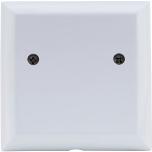 Weiße REV Herdanschlussdose für Aufputz- und Unterputzmontage.