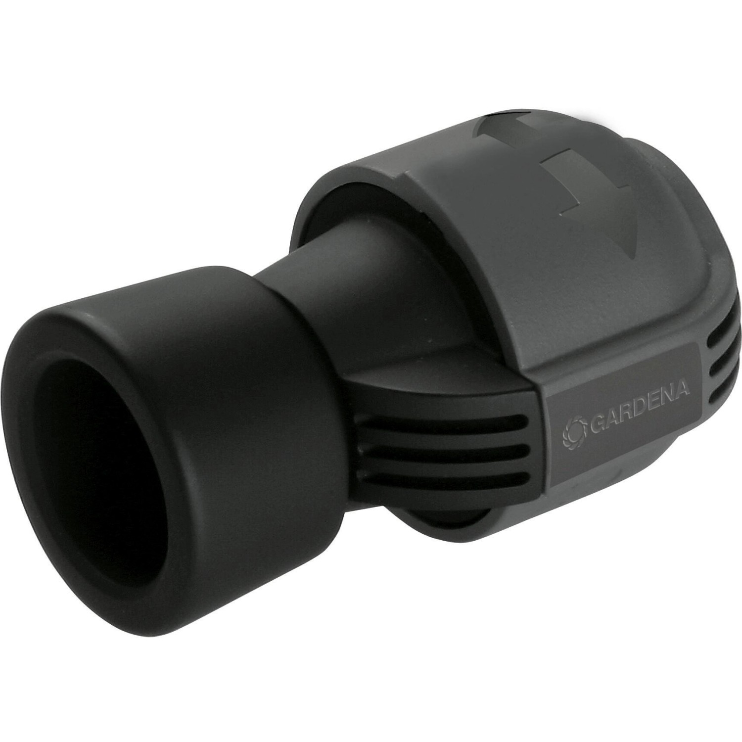 Gardena Verbinder 25 mm x 25 mm mit Innengewinde für Sprinkler-Systeme.