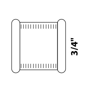 Kirchhoff Doppelmuffe, 24,2 mm (3/4 IG), blank, für Gewindefittings.