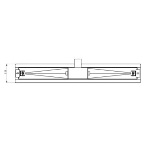 Glasdeals Edelstahl-Duschrinne 80 cm Schwarz mit Siphon für Bodengleiche Duschen 4035