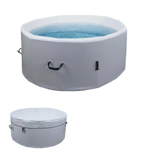 Aufblasbarer, runder MCW Whirlpool N97 für 4 Personen, mit Abdeckung.
