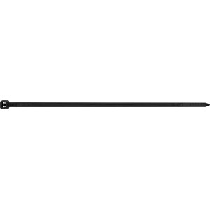 Schwarzer Kabelbinder, 150 mm, zur Kabelbündelung und Befestigung, 100 Stück.