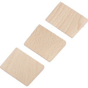 LUX Holzkeile Classic, 3 Stück, zur Fixierung von Äxten. Zubehör für sicheren Halt.