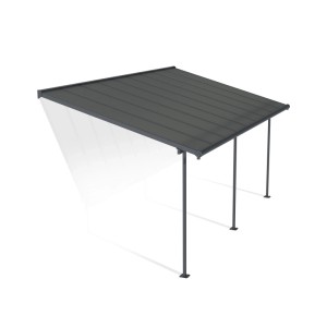 Canopia Terrassenüberdachung Capri 546 cm x 300 cm Anthrazit Grau