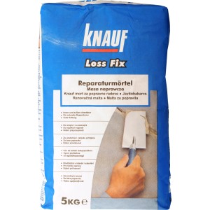 Knauf Reparaturmörtel 5 kg im blauen Sack: Zementmörtel zum Ausbessern von Putz, Beton und Mauerwerk.