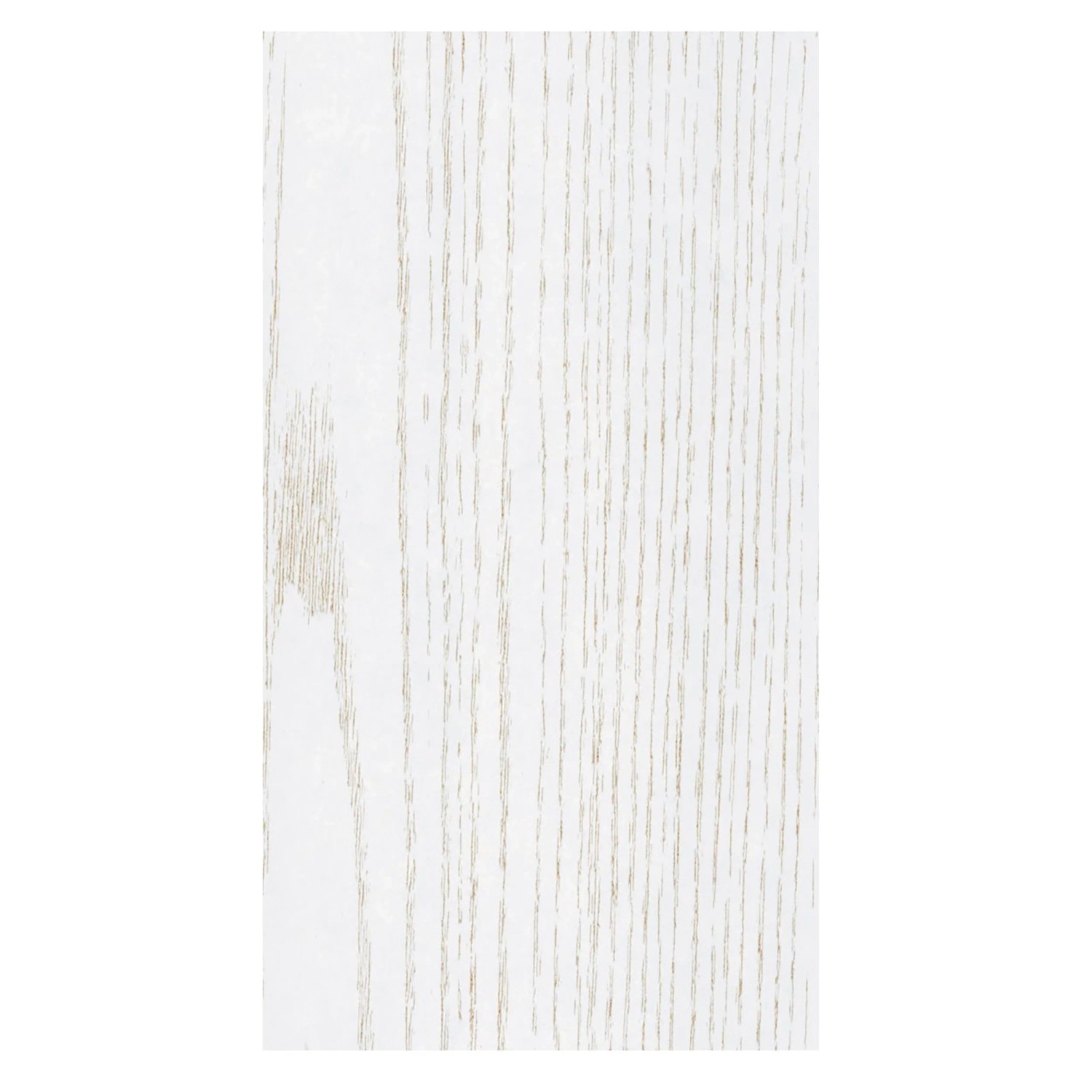 Detailaufnahme: Kronoflooring Decken- und Wandpaneel Esche Weiß, Holzmaserung sichtbar.