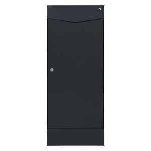 MEFA Paketkasten Letter 414 in Anthrazit, freistehender Briefkasten für Post und Pakete.