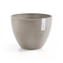Ecopots Antwerp Pflanztopf, braungrau, 50 cm. Ideal für Innen- und Außenbereich.