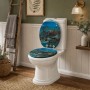Sinobath WC-Sitz Oval mit Absenkautomatik Unterwasserwelt Universell Passend_6