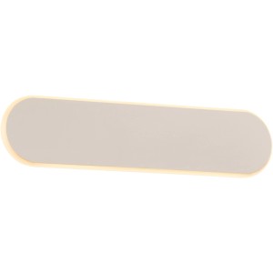 Weiße, matte Trio LED Wandleuchte Carlo, 35 cm breit, für stimmungsvolle Beleuchtung.