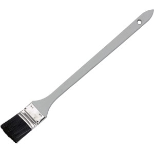 Eckenpinsel Dispersion 50 mm mit grauem Kunststoffgriff und schwarzen Borsten.