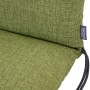 Siena Garden Sesselauflage Comfort, 96x48x7 cm, olivegrün, mit Bindebändern.