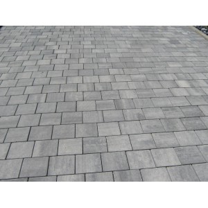 Diephaus Drainpflaster Weiß-Schwarz 21 x 21 x 8 cm