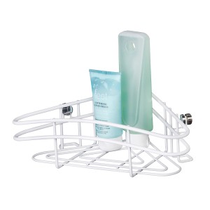 Wenko Eckablage Classic Plus Stahl 28,5 x 9 x 17,5 cm Weiß