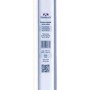 Weißes Fensterbankanschlussprofil, 30x50x1500 mm, für den Einbau von Fensterbänken.