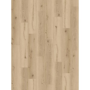 Klick-Vinylboden Eiche Viborg, helle Holzoptik mit Trittschalldämmung für einfache Verlegung.
