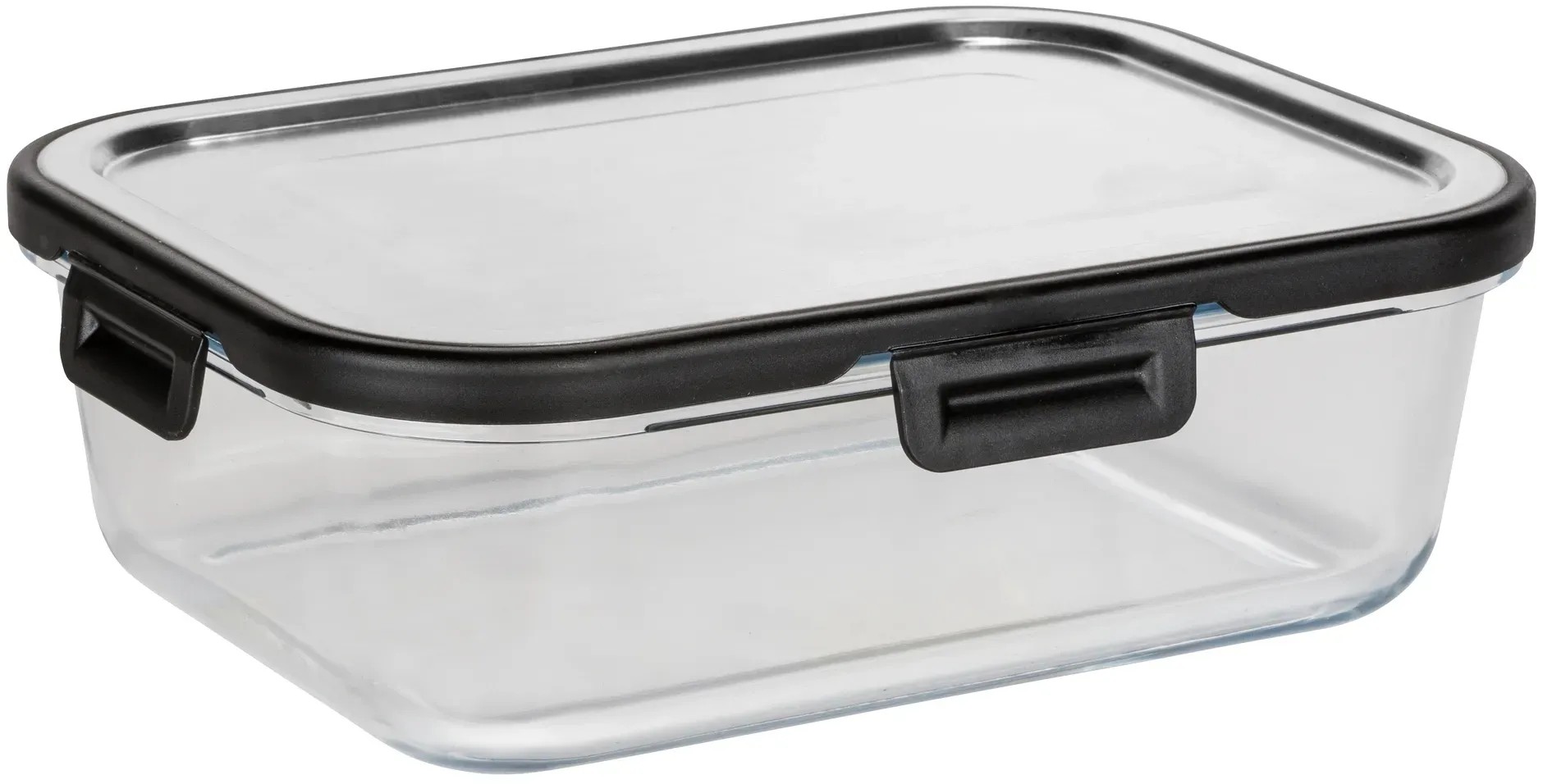 WENKO Glas Frischhaltedose Pacu 1 Liter – Luftdicht, Stapelbar, Mit Silikondichtung