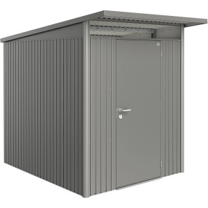 Biohort Metall-Gerätehaus AvantGarde Gr. A2 quarzgrau-metallic Standardtür