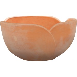 Terrakotta Pflanzgefäß in Tulpenform, Ø 33,5 cm. Ideal für Garten und Balkon.